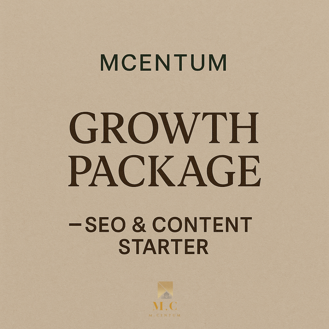Growth Package — SEO & Content Starter