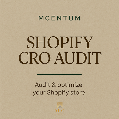 E-commerce Scale — Shopify Audits & Conversion Optimisation