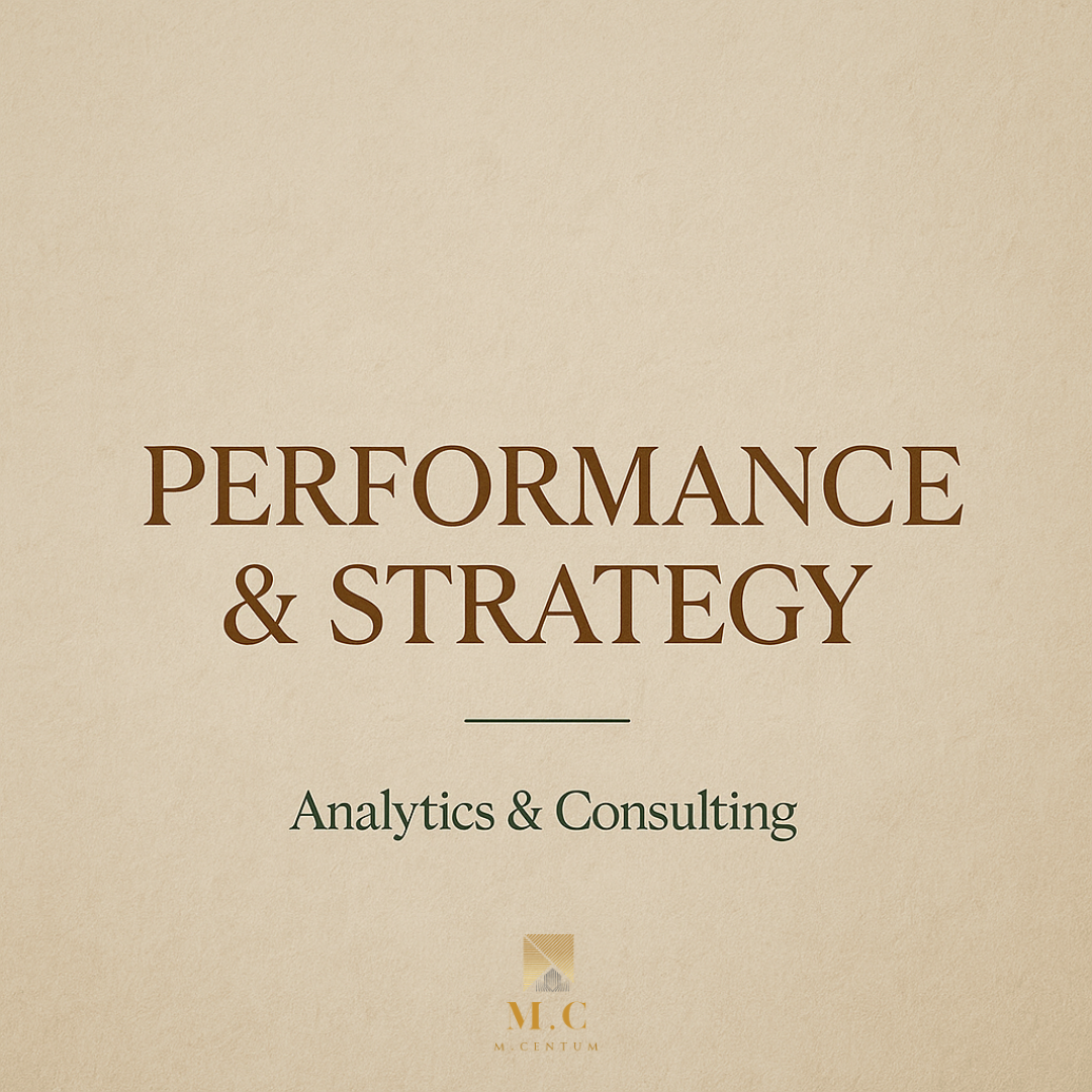 Performance Analytics & Growth Strategy Consultation