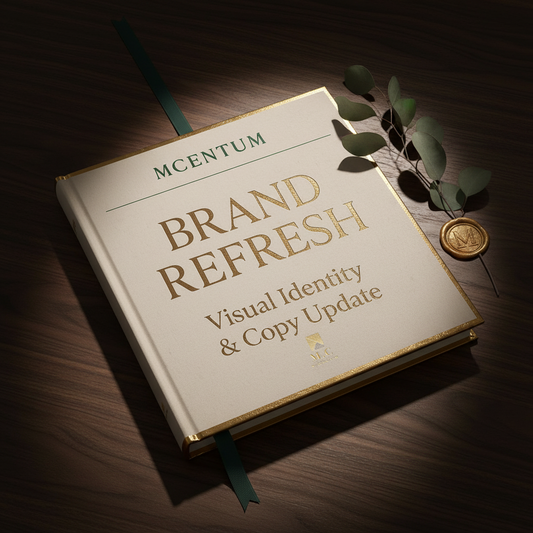 Brand Refresh — Visual Identity & Copy Update