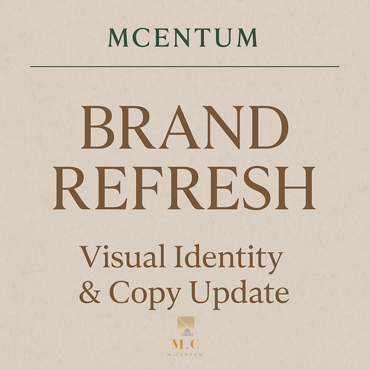 Brand Refresh — Visual Identity & Copy Update